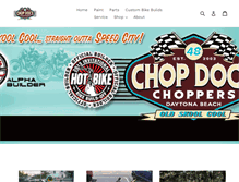 Tablet Screenshot of chopdocschoppers.com